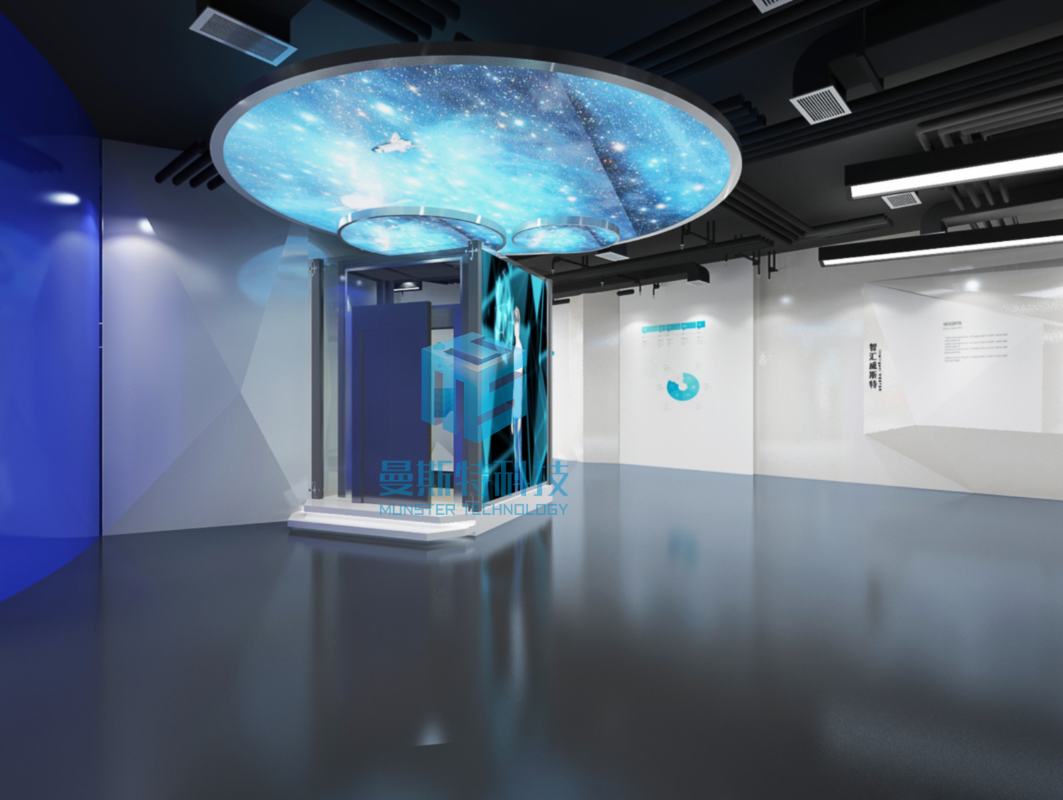 曼斯特科技案例：电梯企业展厅该如何设计？