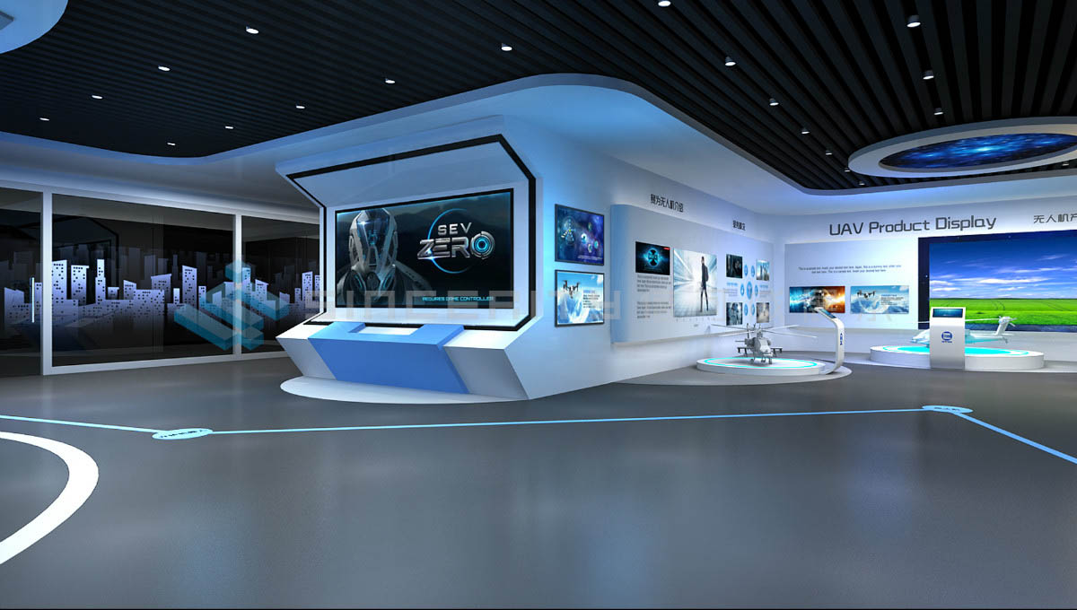 工业互联网大数据中心展厅设计施工，曼斯特提供解决方案