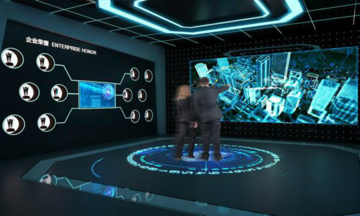 大数据展厅设计施工，曼斯特科技提供解决方案