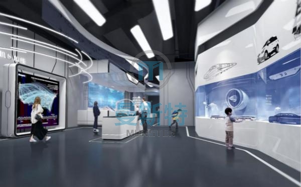多媒体数字展厅的空间布局及色彩搭配
